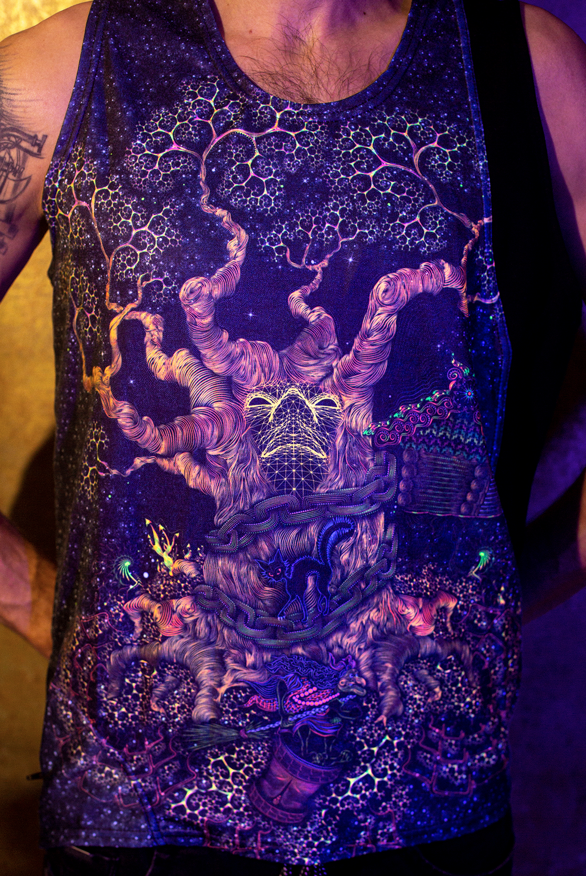 T-shirt with poсkets "Tree of Life"