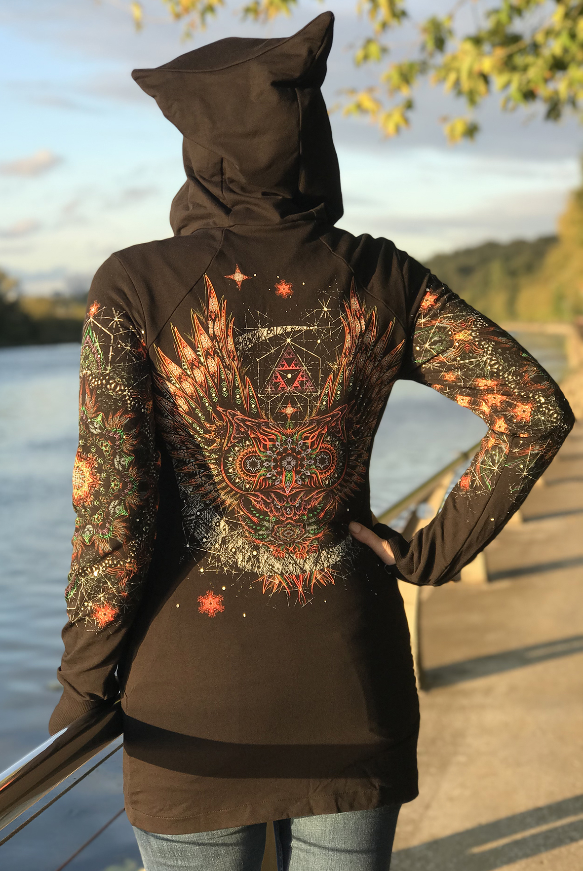 "INSOMNIA" Long hoodie
