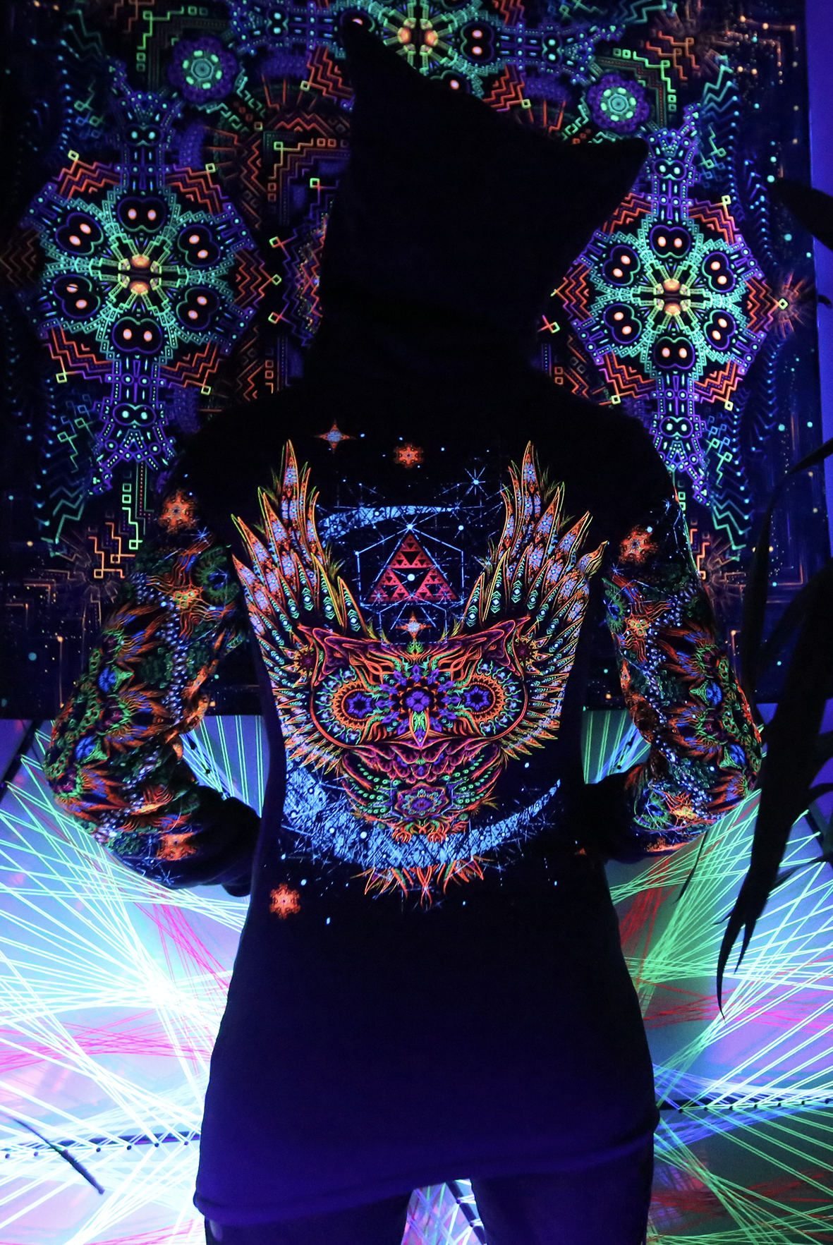 "INSOMNIA" Long hoodie